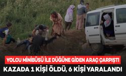 Düğüne giden aile kaza yaptı: 1 ölü, 6 yaralı