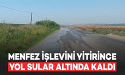 Bismil'de Menfez İşlevini Yitirince Yol Sular Altında Kaldı