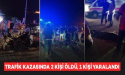 Yayaya çarpan otomobil kontrolden çıkarak tıra çarptı: 2 ölü, 1 yaralı