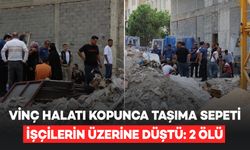 İnşaatta feci vinç kazası: 2 işçi öldü