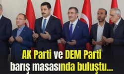 AK Parti ve DEM Parti barış masasında buluştu