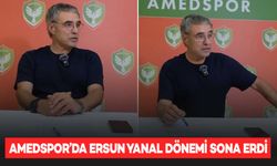 Amedspor’da Ersun Yanal, yaptığı açıklamayla görevi bıraktığını açıkladı