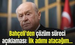 Bahçeli'den çözüm süreci açıklaması: İlk adımı atacağım