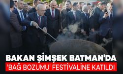 Bakan Şimşek Batman'da 'Bağ Bozumu' Festivaline Katıldı