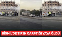 Bismil’de TIR’ın çarptığı yaya, hayatını kaybetti