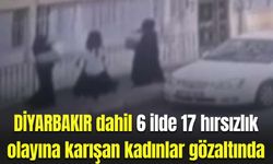 Diyarbakır dahil 6 ilde 17 hırsızlık olayına karışan kadınlar gözaltında