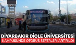 Diyarbakır Dicle Üniversitesi Kampüsünde Otobüs Seferleri Artırıldı