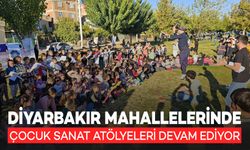 Diyarbakır Mahallelerinde Çocuk Sanat Atölyeleri Devam Ediyor