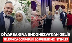 Diyarbakır'a Endonezyalı gelin: Görüntülü arayarak istediler