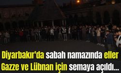 Diyarbakır'da sabah namazında eller Gazze ve Lübnan için semaya açıldı