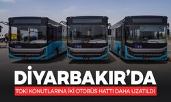 Diyarbakır’da Toki Konutlarına İki Otobüs Hattı Daha Uzatıldı