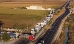 Mardin'de TIR bariyerlere çarptı