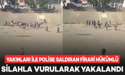 Polise saldıran uyuşturucu firarisi, silahla vurularak etkisiz hale getirildi