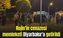 Rojin'in cenazesi memleketi Diyarbakır'a getirildi