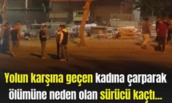 Yolun karşına geçen kadına çarparak ölümüne neden olan sürücü kaçtı