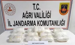 Ağrı'da 16 kilogram metamfetamin yakalandı