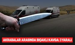 Akrabalar arasında bıçaklı kavga: 3 yaralı