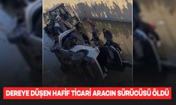 Batman’da hafif ticari araç dereye düştü, sürücü yaşamını yitirdi