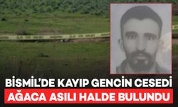 Bismil’de kayıp gencin cesedi, ağaca asılı halde bulundu