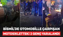 Bismil’de motosiklet ile otomobil çarpıştı: 2 yaralı