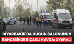 Diyarbakır’da düğün salonu önünde bıçaklı kavga: 3 yaralı