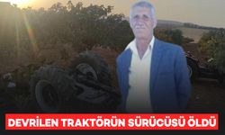 Tarla sürerken traktörün altında kalarak öldü