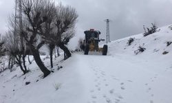 Diyarbakır’da kar yağışı nedeniyle kapanan 300 kilometrelik yol ulaşıma açıldı