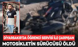 Diyarbakır’da kaza: Motosiklet sürücüsü öldü