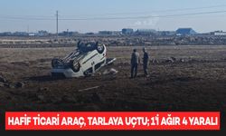 Diyarbakır’da hafif ticari araç takla attı: 1'i ağır 4 yaralı