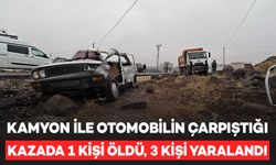 Kamyon ile otomobil çarpıştı: 1 kişi öldü, 3 kişi yaralandı