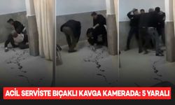 Dışarıda başlayan kavga acil serviste devam etti; 5 yaralı