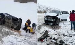 Erzurum’da hafif ticari araç ile otomobil çarpıştı: 2 ölü, 3 yaralı