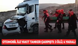 Otomobil ile yakıt tankeri çarpıştı: 3 ölü, 4 yaralı