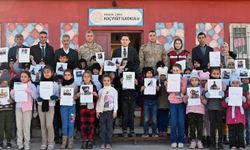 Şehit Jandarma Astsubay Çavuş Ömer Faruk Darbaş’ın Ailesinden Öğrencilere Anlamlı Hediye