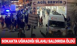 28 yaşındaki genç, sokakta uğradığı silahlı saldırıda hayatını kaybetti