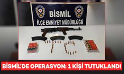 Bismil’de operasyon: Silah ve mühimmat ele geçirildi, 1 kişi tutuklandı