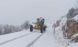 Diyarbakır’da kardan dolayı kapanan 129 kilometrelik yol ulaşıma açıldı