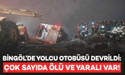 Mardin otobüsü Bingöl’de devrildi: Çok sayıda ölü ve yaralı var!