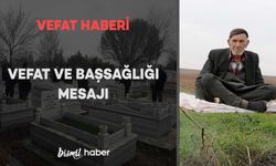 Meydanlık Köyünde Hacı Ramazan Tunç vefat etmiştir