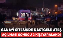 Sanayi sitesine motosikletle girerek rastgele ateş açtılar; 3 yaralı