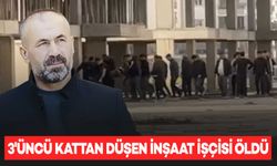 3'üncü kattan düşen inşaat işçisi, kurtarılamadı