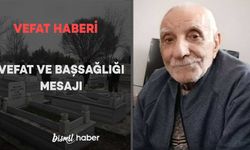 Aslanoğlu Köyünden Hasan Boğa vefat etmiştir