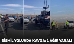 Diyarbakır Bismil yolunda kavga: 1 ağır yaralı