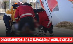 Diyarbakır'da taşlı, sopalı silahlı arazi kavgası: 1’i ağır, 5 yaralı