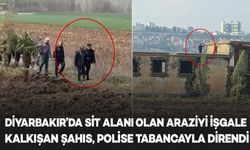 Diyarbakır’da sit alanı olan araziyi işgale kalkışan şahıs, polise tabancayla direndi