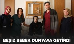 Şanlıurfa'da bir kadın, beşiz bebek dünyaya getirdi