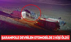 Şarampole devrilen otomobilden fırlayan 2 kişi öldü