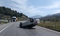 Takla Atan Araçta 1 Kişi Yaralandı