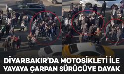 Diyarbakır’da motosikleti ile çarptığı yayayı ağır yaralayan sürücüye meydan dayağı