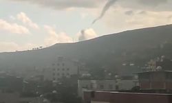 Arazide Meydana Gelen Hortum Kameralara Böyle Yansıdı